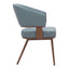 Silla Comercial para Restaurante - ZUO POISE - Varios Colores - Asiento y Respaldo Tapizados en Piel Sintética