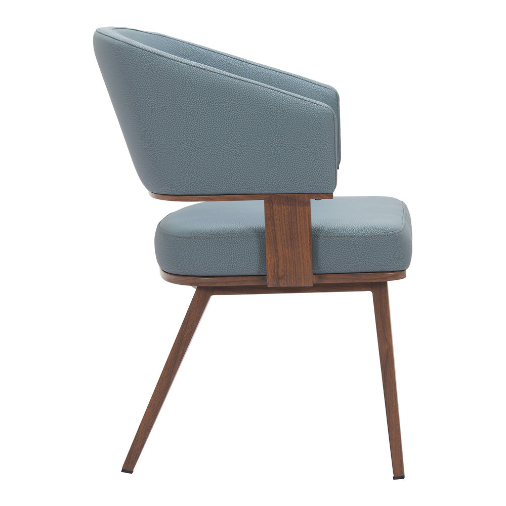 Silla Comercial para Restaurante - ZUO POISE - Varios Colores - Asiento y Respaldo Tapizados en Piel Sintética