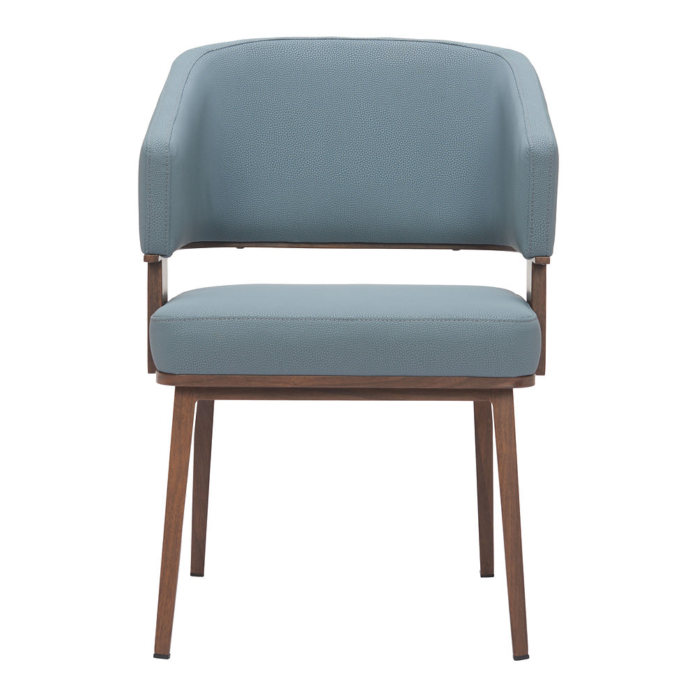 Silla Comercial para Restaurante - ZUO POISE - Varios Colores - Asiento y Respaldo Tapizados en Piel Sintética