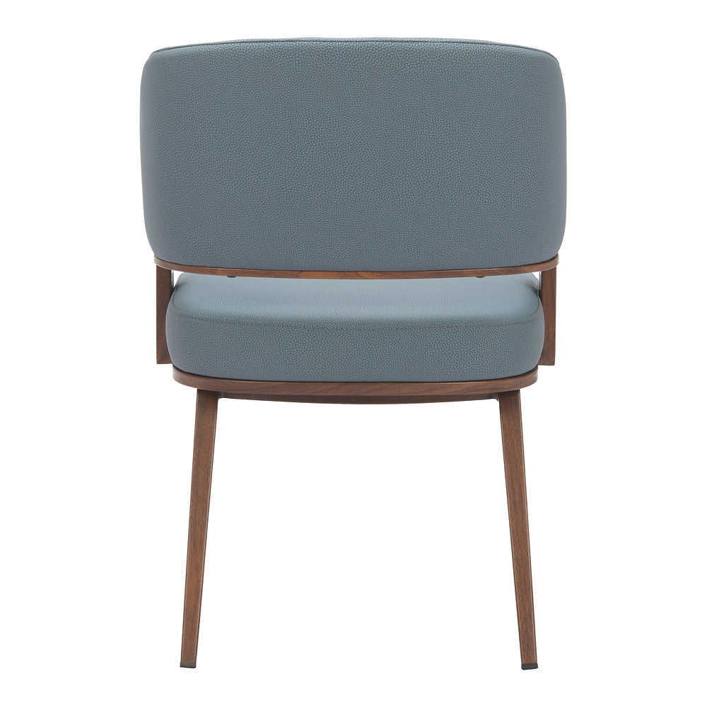 Silla Comercial para Restaurante - ZUO POISE - Varios Colores - Asiento y Respaldo Tapizados en Piel Sintética