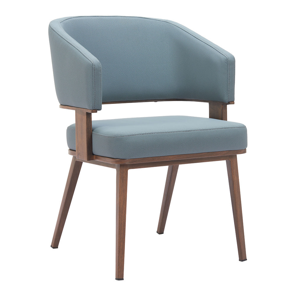 Silla Comercial para Restaurante - ZUO POISE - Varios Colores - Asiento y Respaldo Tapizados en Piel Sintética