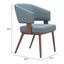 Silla Comercial para Restaurante - ZUO POISE - Varios Colores - Asiento y Respaldo Tapizados en Piel Sintética