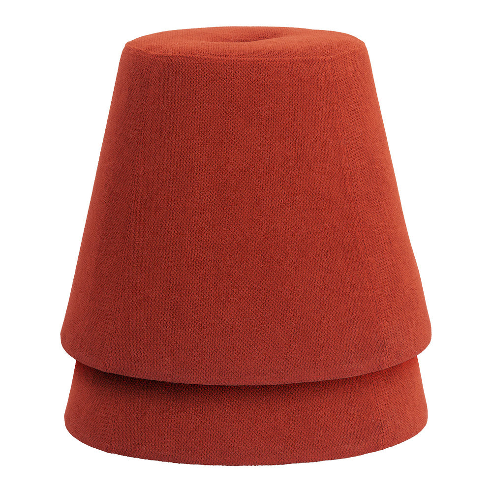 Otomán para Lounge - ZUO UPELA - Varios Colores - Tapizado en Tela - Rojo