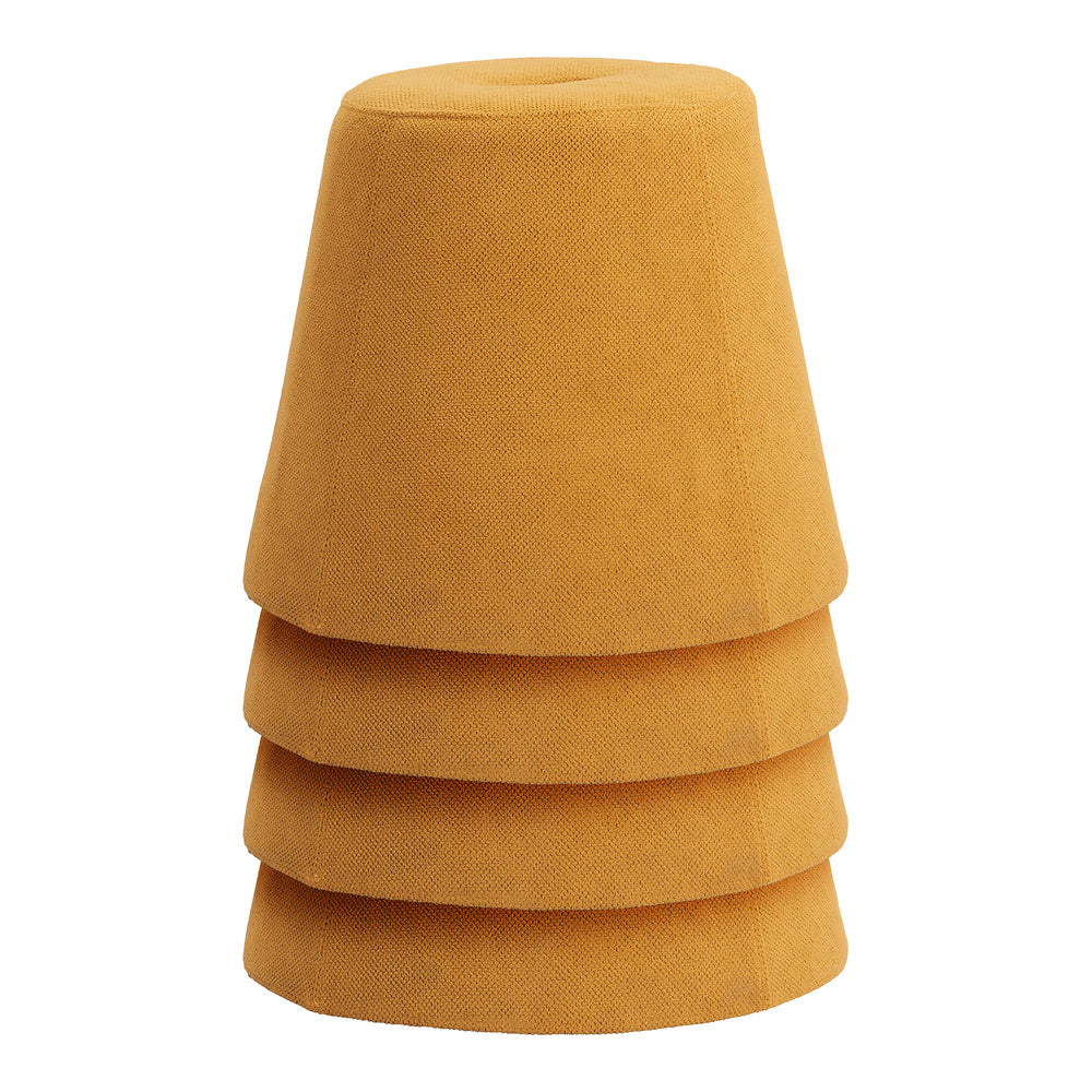 Otomán para Lounge - ZUO UPELA - Varios Colores - Tapizado en Tela - Amarillo