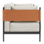 Love Seat para Salón de Belleza 2 Plazas - ZUO STIRBE - Gris - Asiento y Respaldo Tapizados en Piel Sintética