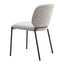 Silla Comercial para Desayunador - ZUO PLAT - Gris - Asiento y Respaldo Tapizados en Tejido Texturizado