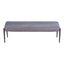 Banca para Vestidor 2 Plazas - ZUO GLATT - Varios Colores - Asiento y Respaldo Tapizados en Tela Tipo Terciopelo - Gris
