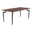 Mesa de Comedor para Desayunador - ZUO KANI - Nogal - Cubierta de MDF Símil Madera y Estructura de Acero con Recubrimiento en Polvo
