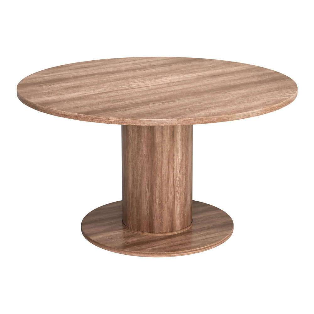 Mesa Comercial para Bistró - ZUO VAULT - Café - Cubierta de MDF Símil Madera y Estructura de MDF