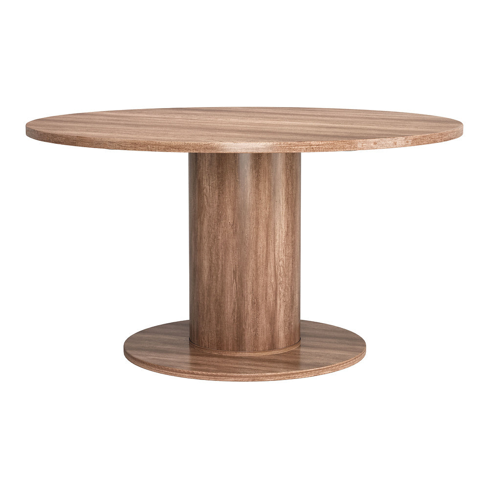 Mesa Comercial para Bistró - ZUO VAULT - Café - Cubierta de MDF Símil Madera y Estructura de MDF
