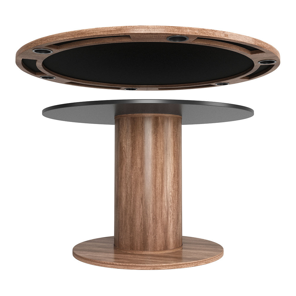 Mesa Comercial para Bistró - ZUO VAULT - Café - Cubierta de MDF Símil Madera y Estructura de MDF