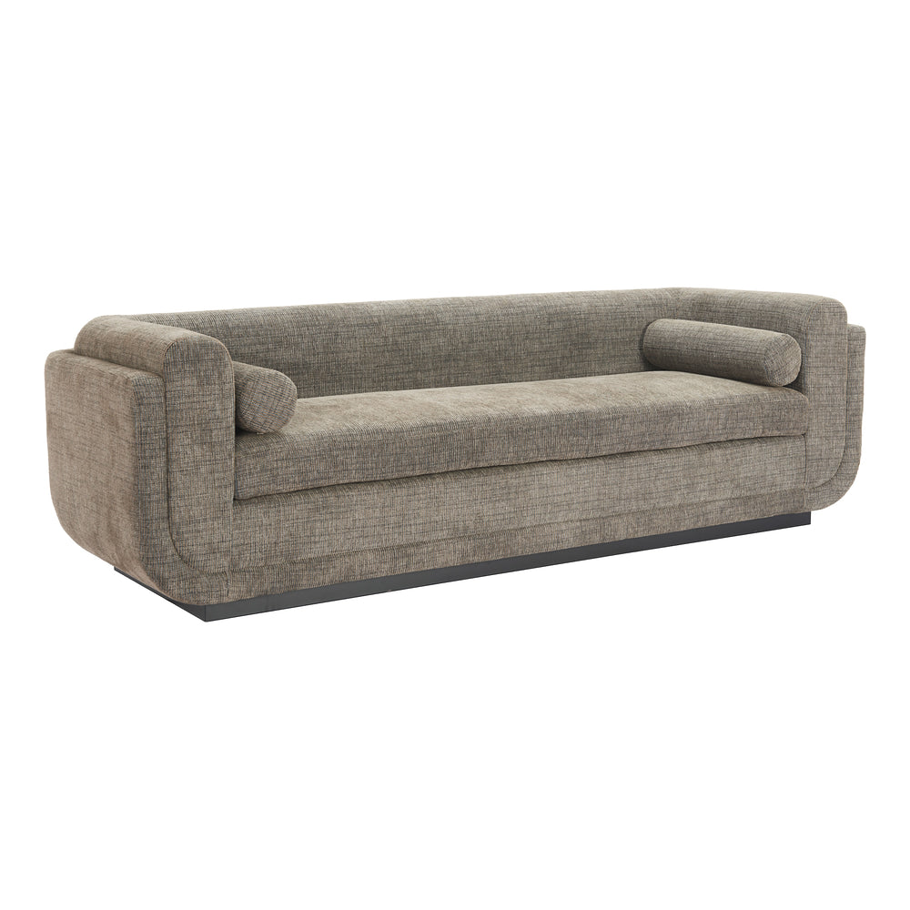 Sofá para Sala de Espera 3 Plazas - ZUO SERENEU - Verde Tweed - Asiento y Respaldo Tapizados