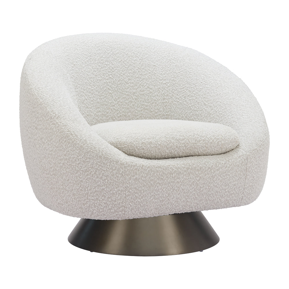 Silla Comercial para Salón de Eventos - ZUO MODAN - Gris Neblina - Asiento y Respaldo Tapizados en Tejido Texturizado