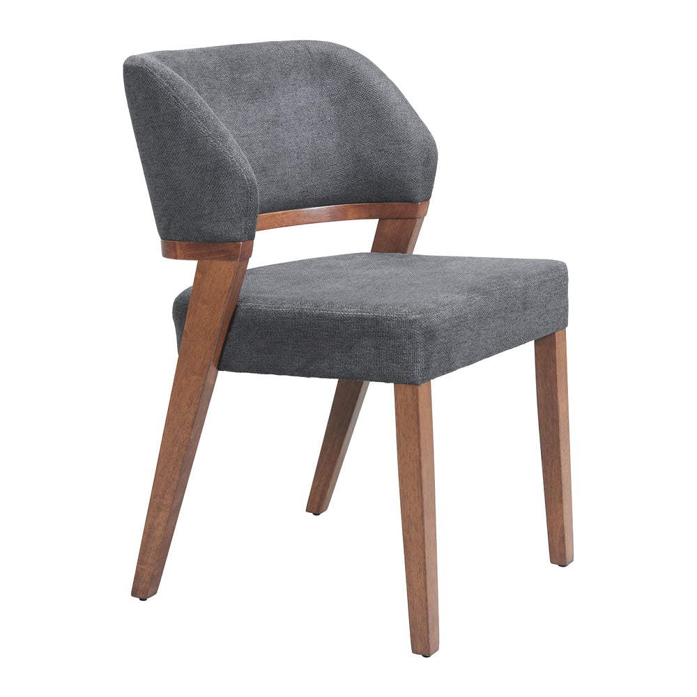 Silla Comercial para Salón de Eventos - ZUO SUNOBU - Varios Colores - Asiento y Respaldo Tapizados en Lino Sintético