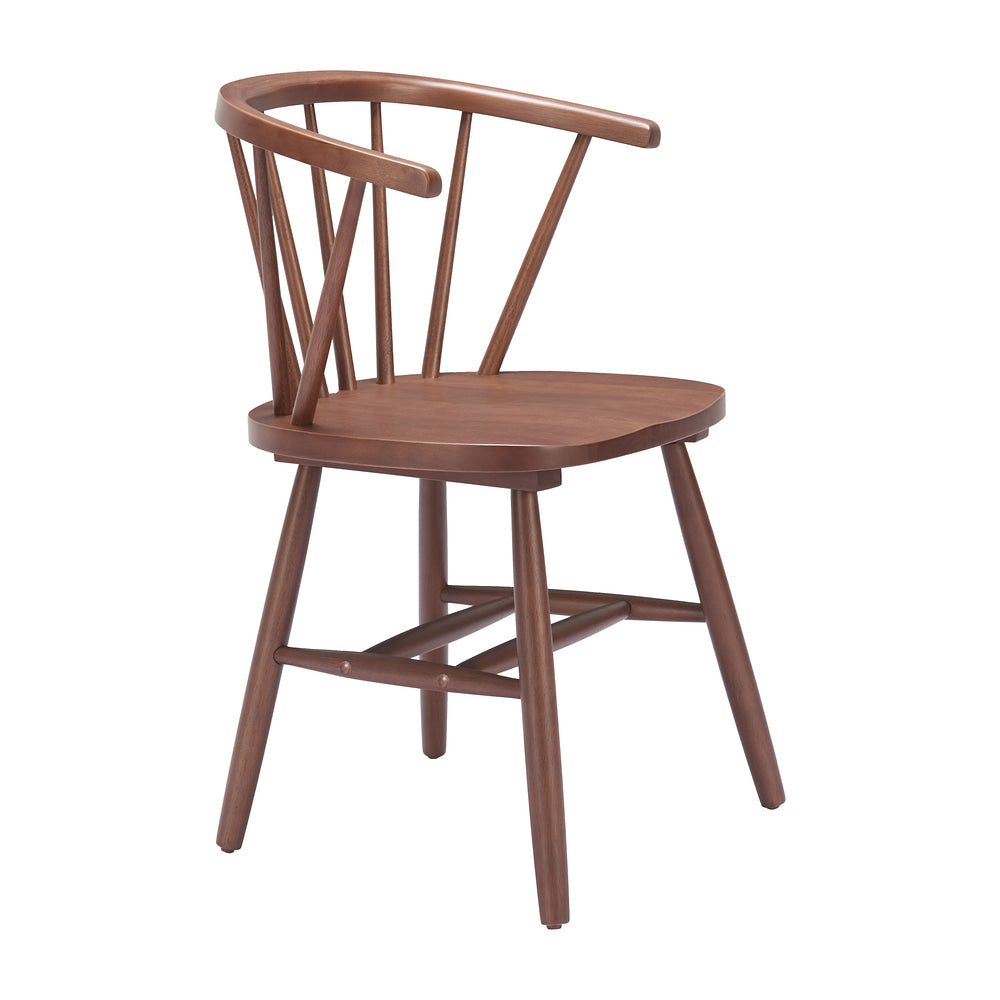Silla Comercial para Bistró - ZUO STENGER - Varios Colores - Asiento y Estructura en Madera de Hule Pintada - Nogal