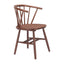 Silla Comercial para Bistró - ZUO STENGER - Varios Colores - Asiento y Estructura en Madera de Hule Pintada - Nogal