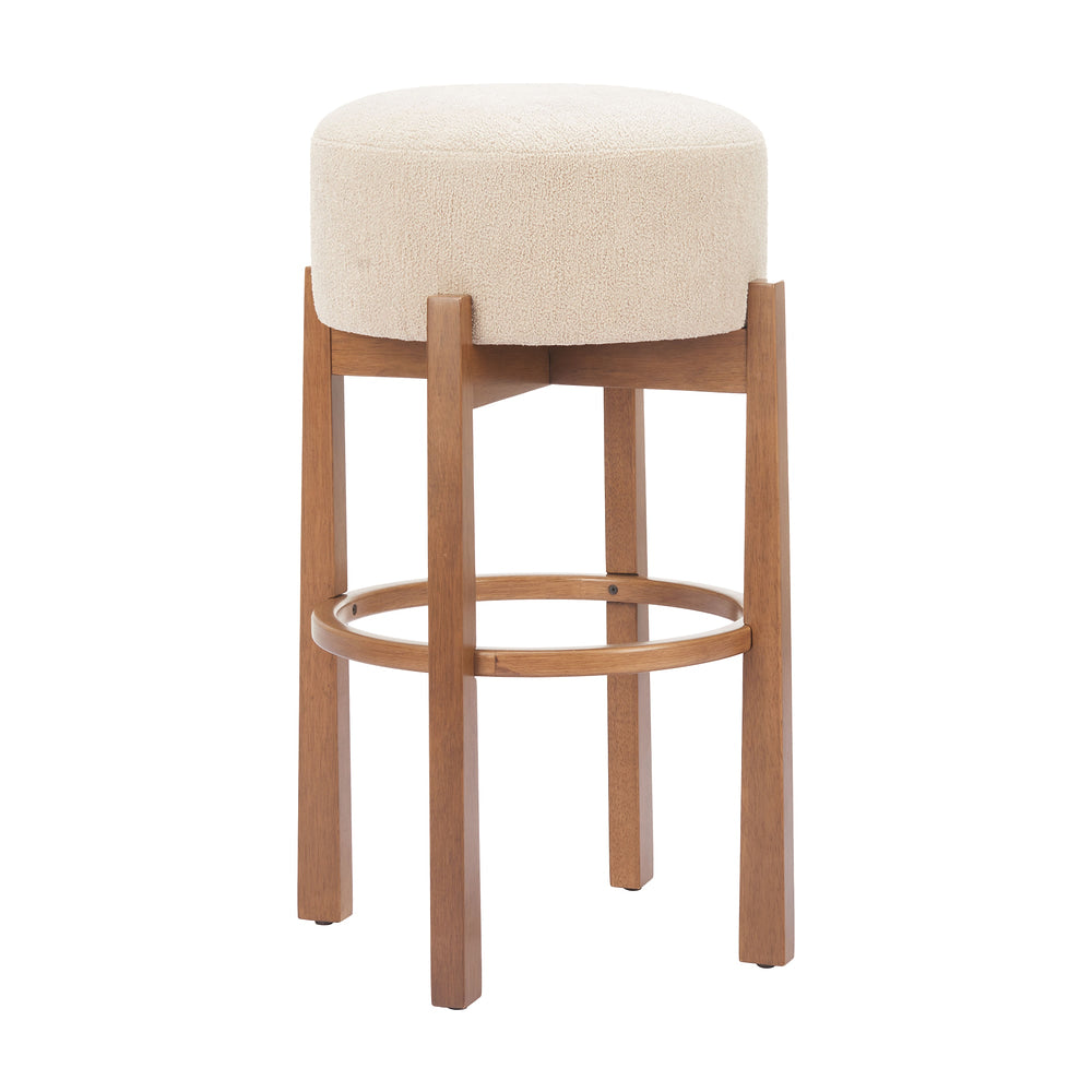 Banco Alto para Pub - ZUO NADE - Varios Colores - Asiento y Respaldo Tapizados en Tejido Texturizado