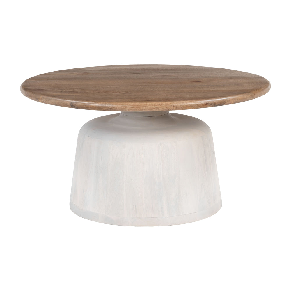 Mesa de Centro para Recepción - ZUO GOBLET - Varios Colores - Estructura y Cubierta en Madera de Mango