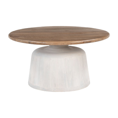 Mesa de Centro para Recepción - ZUO GOBLET - Varios Colores - Estructura y Cubierta en Madera de Mango