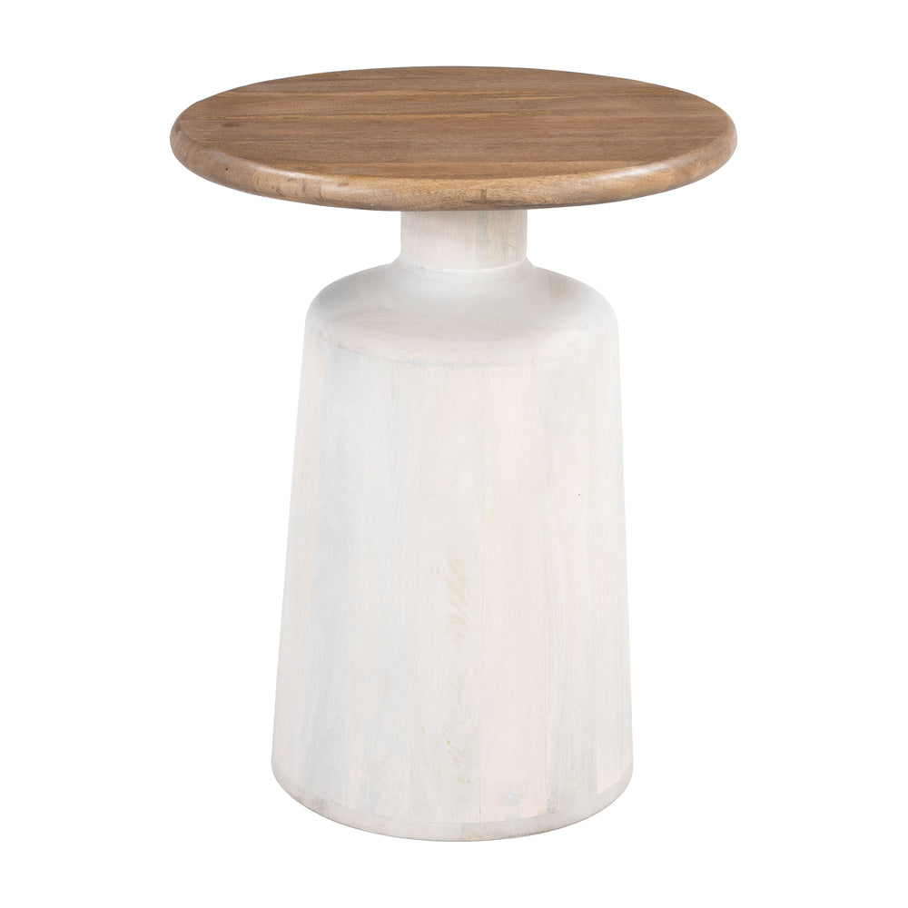 Mesa Auxiliar para Habitación de Hotel - ZUO GOBLET - Varios Colores - Estructura y Cubierta en Madera de Mango