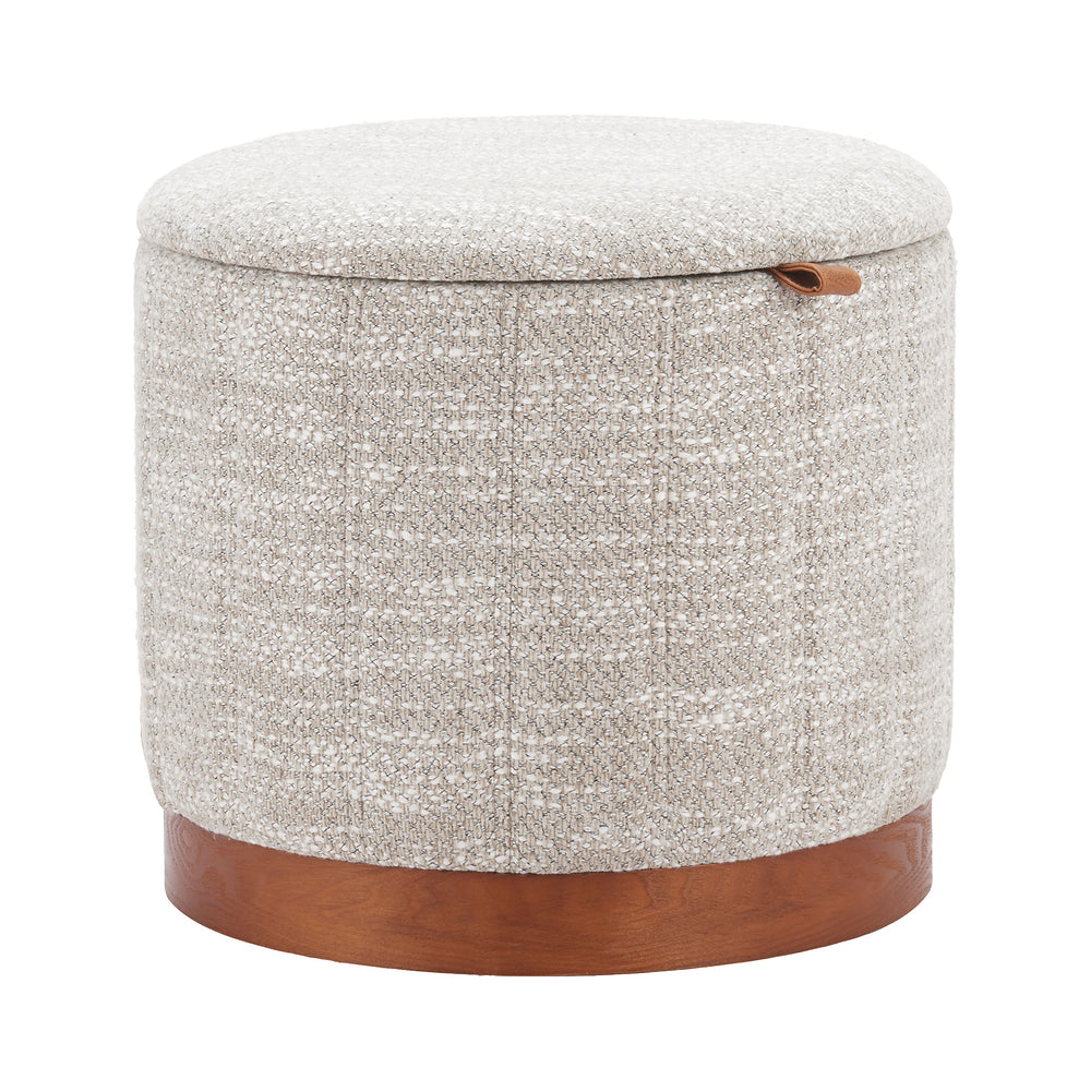 Otomán para Hotel - ZUO FIJE - Varios Colores - Tapizado en Tejido Texturizado - Gris