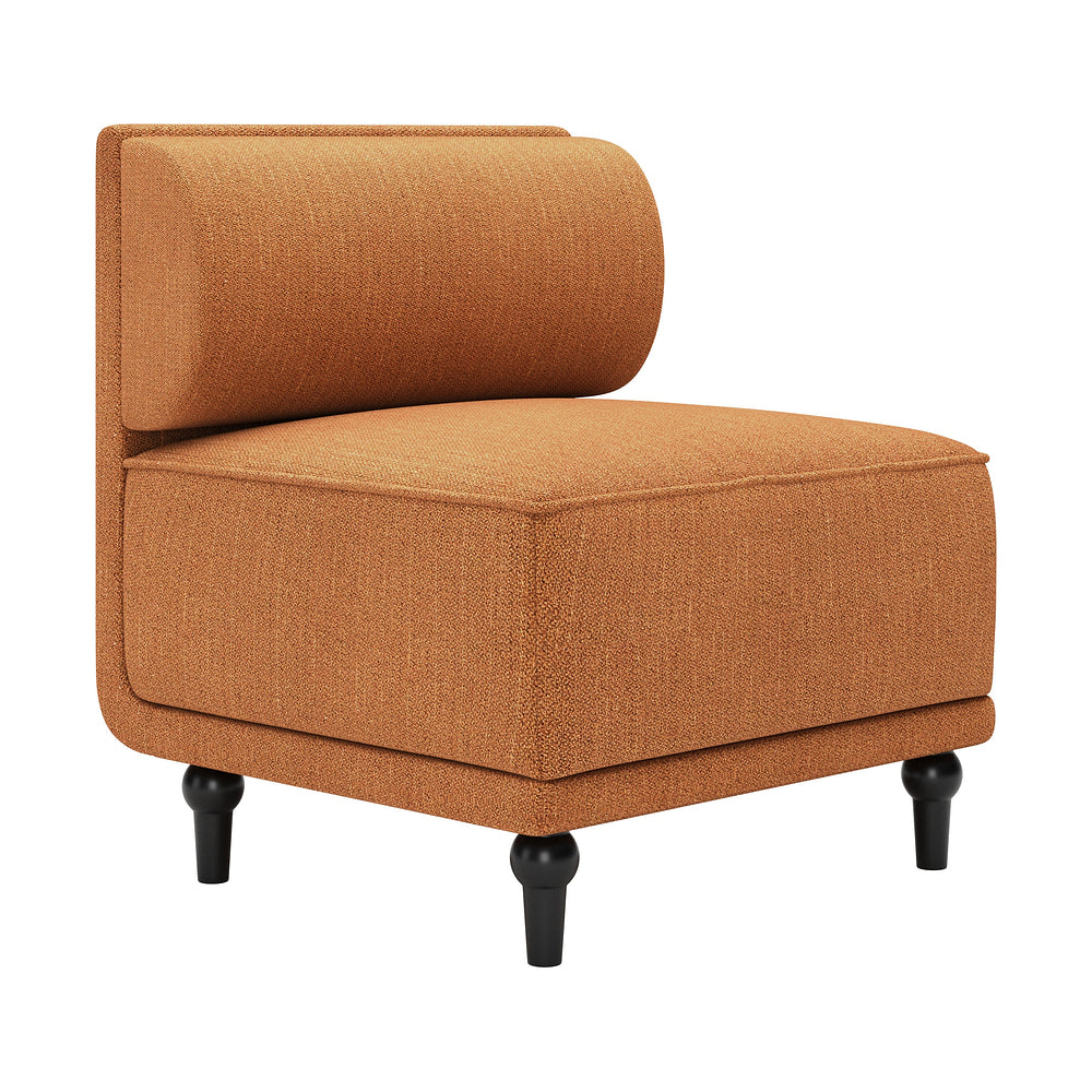 Silla Comercial para Desayunador - ZUO MALBEN MIDDLE - Café - Asiento y Respaldo Tapizados en Lino Sintético