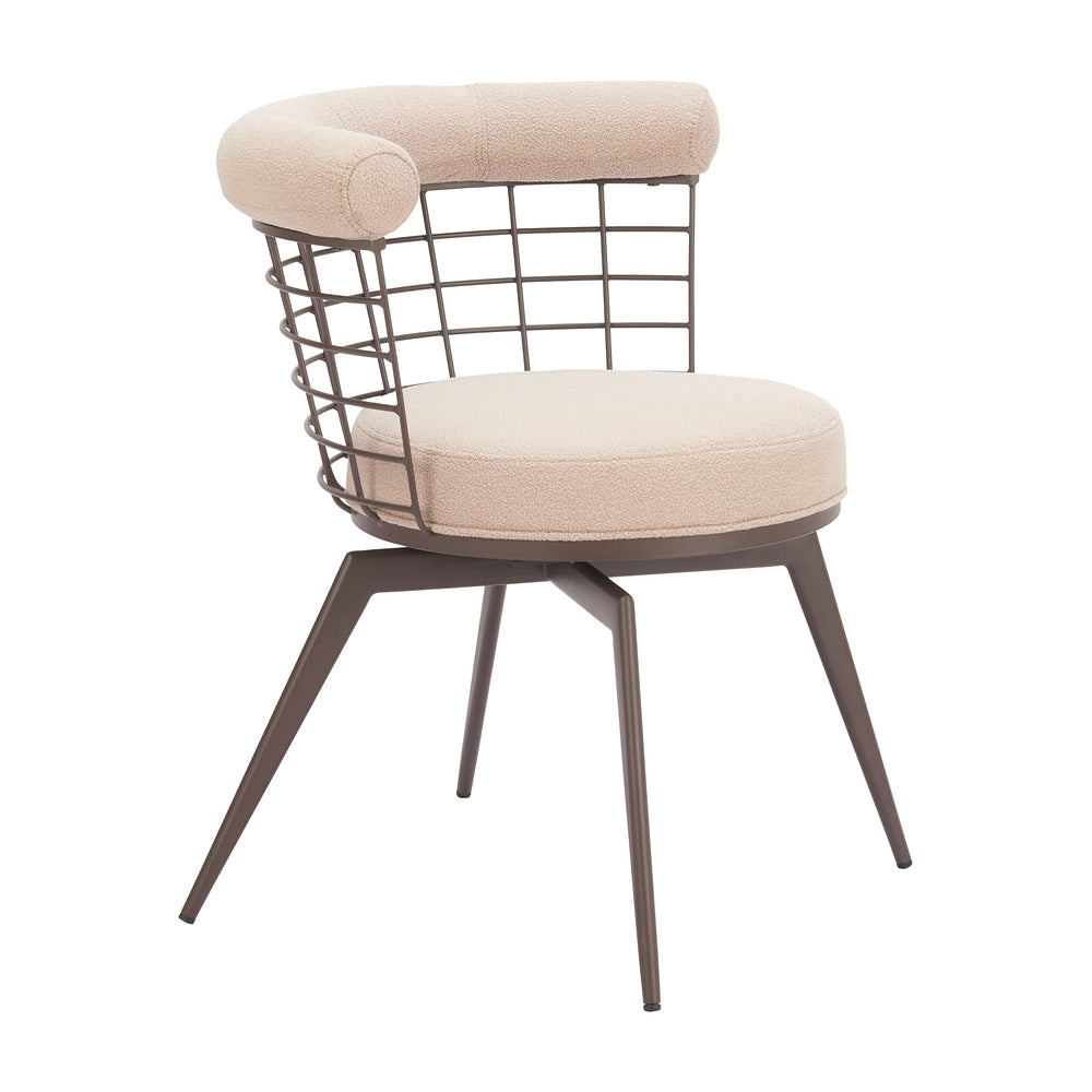 Silla Comercial para Comedor de Empresa - ZUO SAKU - Varios Colores - Asiento y Respaldo Tapizados en Tejido Texturizado