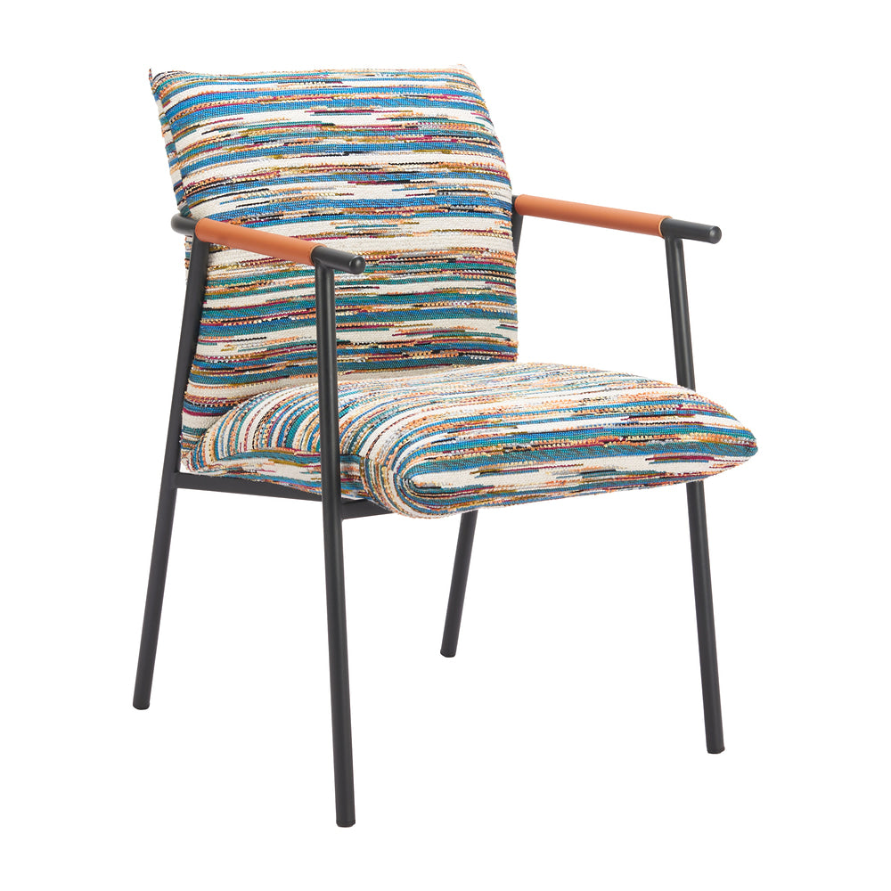 Silla Comercial para Salón de Eventos - ZUO REDUGA - Multicolor - Asiento y Respaldo Tapizados en Piel Sintética