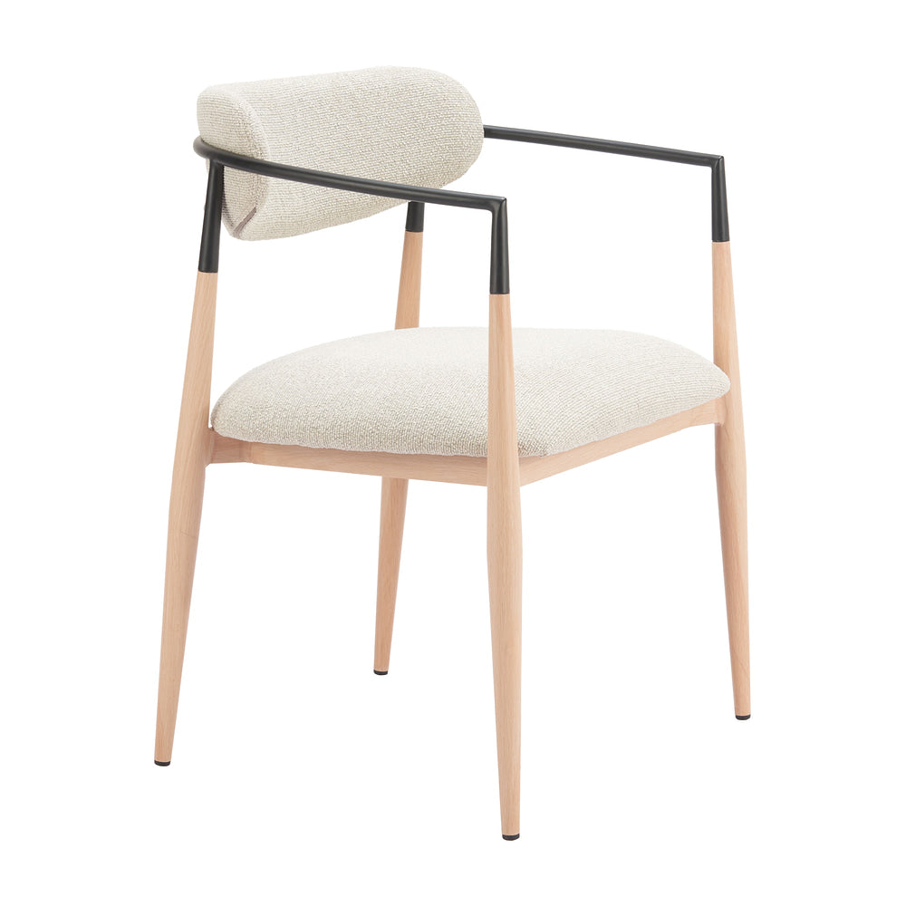 Silla Comercial para Desayunador - ZUO EQUINOX - Varios Colores - Asiento y Respaldo Tapizados en Tejido Texturizado