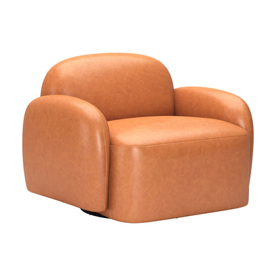 Silla Comercial para Bistró - ZUO CLEO - Café - Asiento y Respaldo Tapizados en Piel Sintética