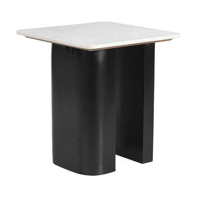 Mesa Auxiliar para Consultorio - ZUO FIORA - Varios Colores - Cubierta de Mármol y Estructura de MDF