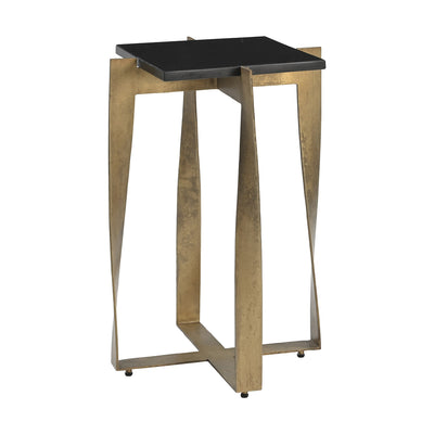 Mesa Decorativa para Área de Descanso - ZUO NOARA - Varios Colores - Cubierta de Mármol Natural y Estructura de Hierro Electrochapado