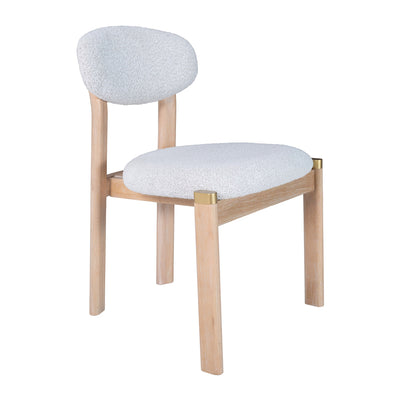 Silla Comercial para Cafetería - ZUO RILOU - Varios Colores - Asiento y Respaldo Tapizados en Tela Tipo Borrego