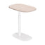 Mesa Auxiliar para Sala de Espera - ZUO BUDDY - Varios Colores - Cubierta de Chapa de Madera Madera de Ingeniería y Estructura de Acero con Recubrimiento en Polvo - Natural y Blanco