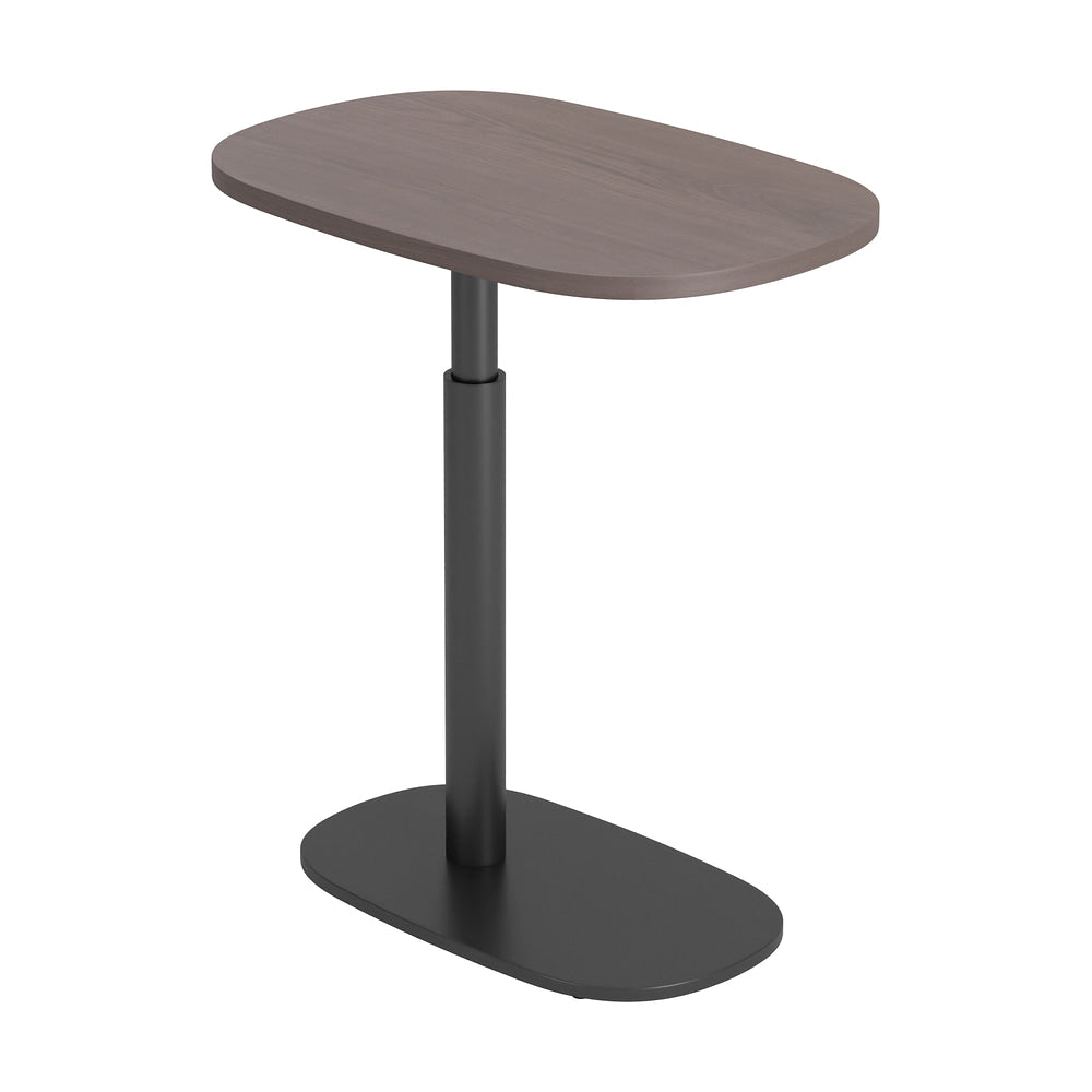 Mesa Auxiliar para Sala de Espera - ZUO BUDDY - Varios Colores - Cubierta de Chapa de Madera Madera de Ingeniería y Estructura de Acero con Recubrimiento en Polvo - Gris