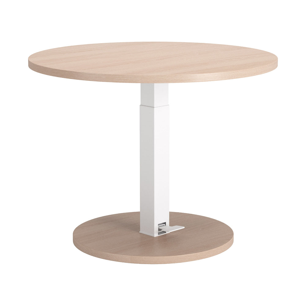 Mesa de Comedor para Bistró - ZUO HAWLEY - Varios Colores - Cubierta de Chapa de Madera Madera de Ingeniería y Estructura de Acero con Recubrimiento en Polvo - Natural