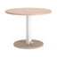 Mesa de Comedor para Bistró - ZUO HAWLEY - Varios Colores - Cubierta de Chapa de Madera Madera de Ingeniería y Estructura de Acero con Recubrimiento en Polvo - Natural