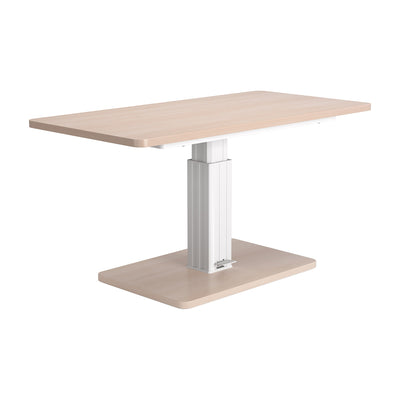 Mesa de Comedor para Salón de Eventos - ZUO BRULE - Varios Colores - Cubierta de Chapa de Madera Madera de Ingeniería y Estructura de Acero con Recubrimiento en Polvo - Natural