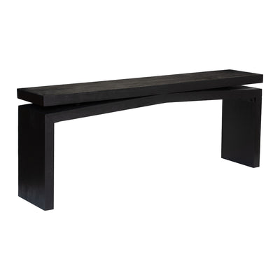 Mesa Consola para Lobby de Hotel - ZUO FAELAR - Negro - Cubierta de Madera de Mango Pintada y Estructura de Madera de Mango