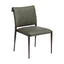 Silla Comercial para Desayunador - ZUO FREESIA - Varios Colores - Asiento y Respaldo Tapizados en Piel Sintética - Verde Olivo