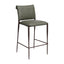 Banco Alto para Comedor de Empresa - ZUO FREESIA - Varios Colores - Asiento y Respaldo Tapizados en Piel Sintética - Verde Olivo