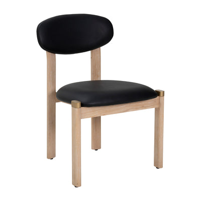 Silla Comercial para Cafetería - ZUO RILOU - Varios Colores - Asiento y Respaldo Tapizados en Piel Sintética