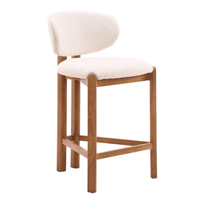 Banco Mostrador para Bistró - ZUO ROSETTA - Varios Colores - Asiento y Respaldo Tapizados