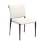 Silla Comercial para Desayunador - ZUO FREESIA - Varios Colores - Asiento y Respaldo Tapizados en Piel Sintética - Blanco