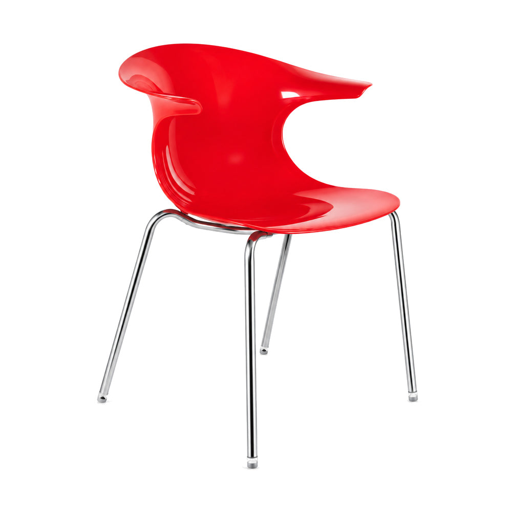 Silla Comercial para Cafetería - INFINITI LOOP - Varios Colores - Asiento y Respaldo en Policarbonato