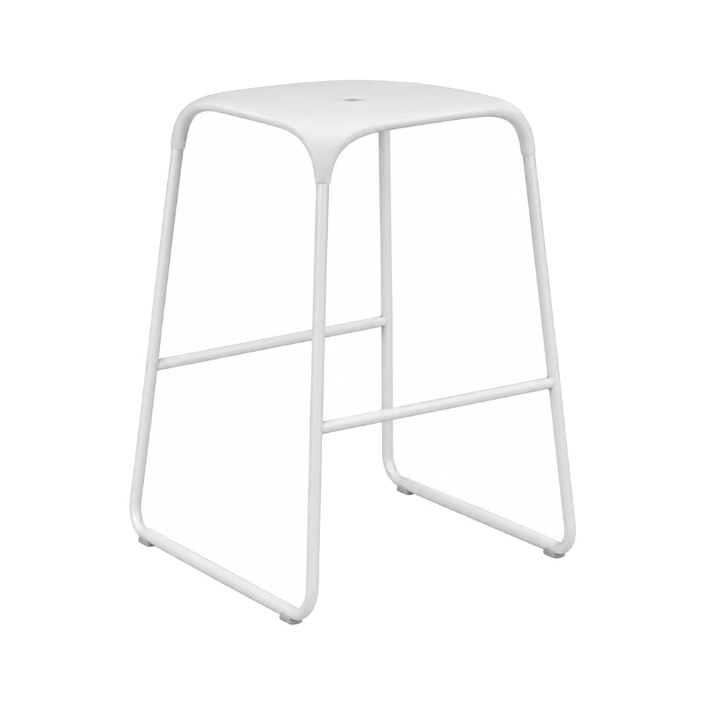 Banco Bajo para Desayunador - INFINITI BOBO - Varios Colores - Estructura Acero y Asiento en Polipropileno