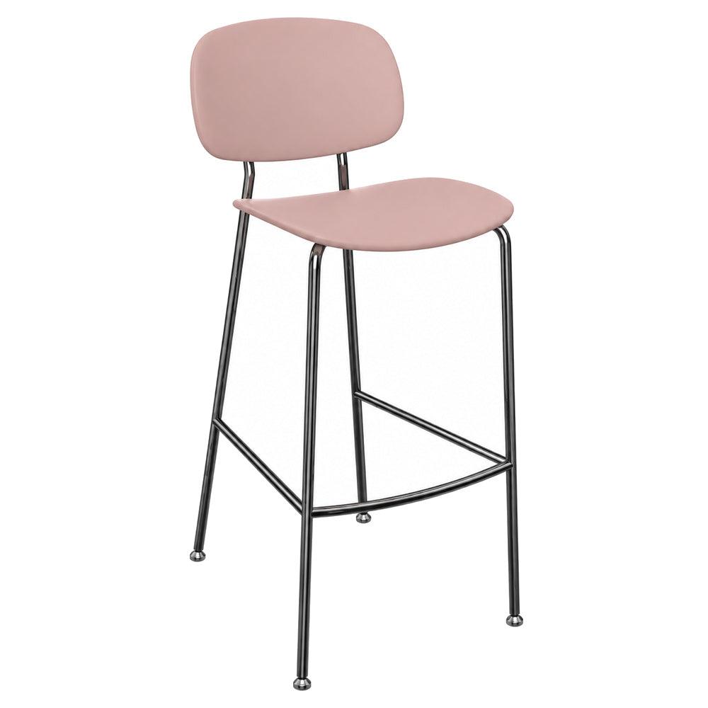Banco Alto para Bar - INFINITI TONDINA POP - Varios Colores - Asiento y Respaldo en Polipropileno
