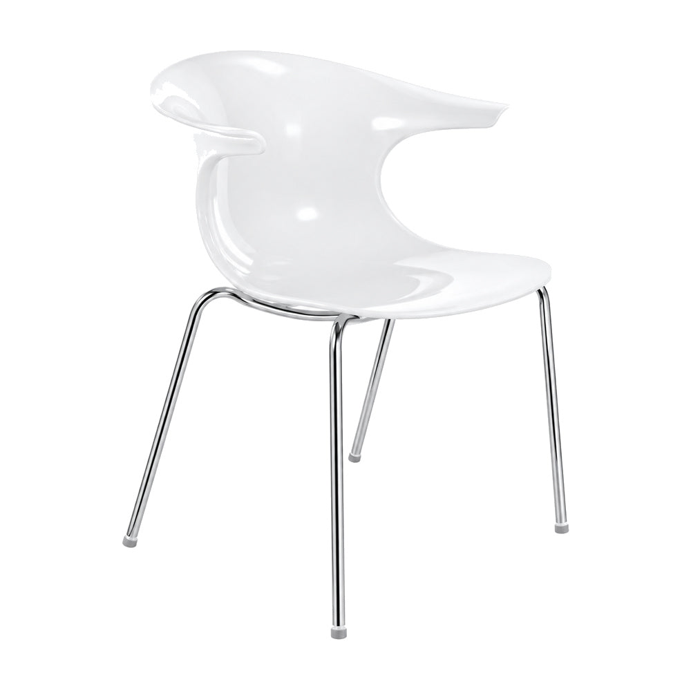 Silla Comercial para Cafetería - INFINITI LOOP - Varios Colores - Asiento y Respaldo en Policarbonato