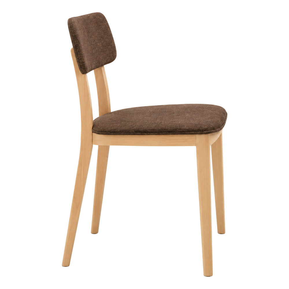 Silla Comercial para Bistró - INFINITI PORTA VENEZIA - Varios Colores - Asiento y Respaldo en Polipropileno Base de Madera