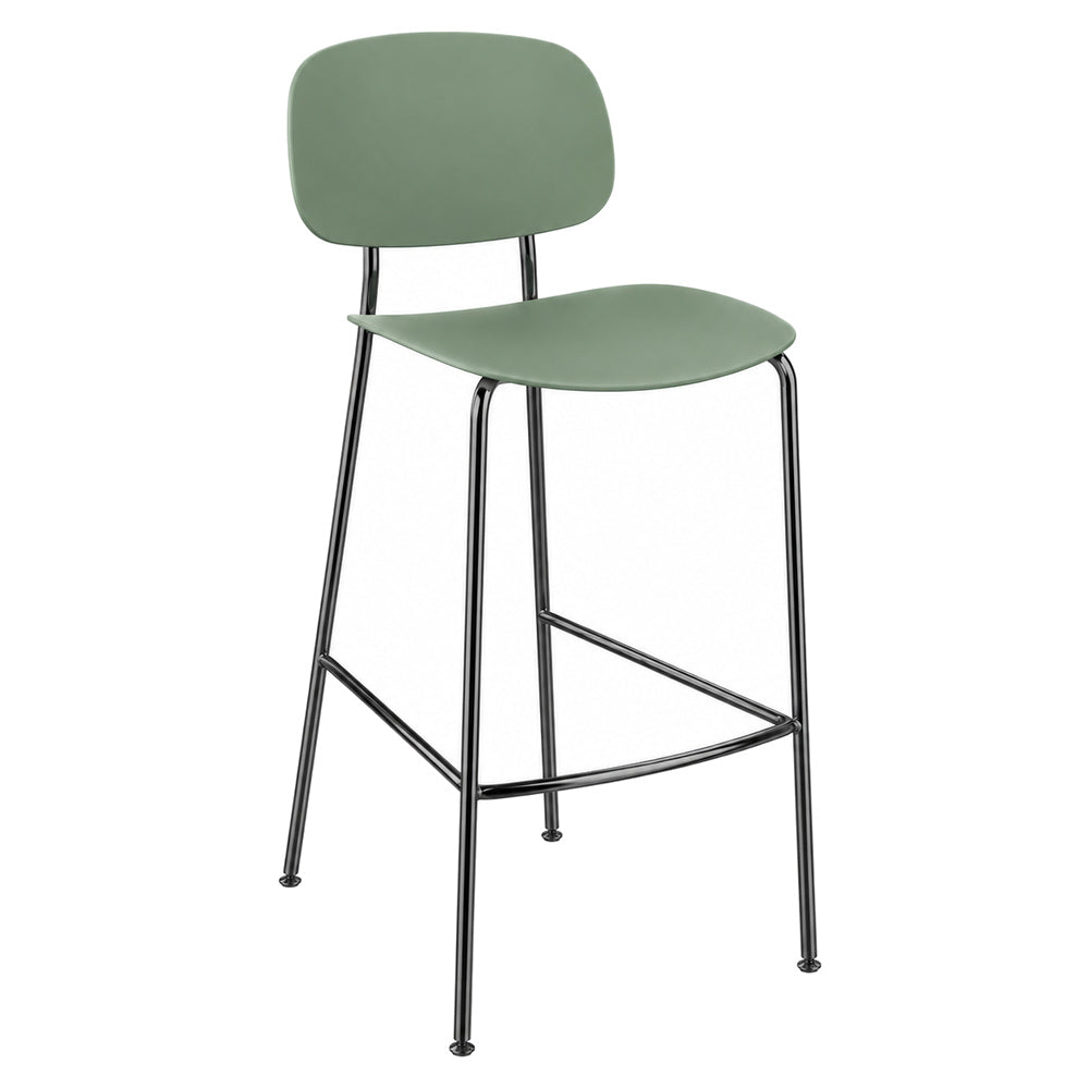 Banco Bajo para Bistró - INFINITI TONDINA POP - Varios Colores - Asiento y Respaldo en Polipropileno